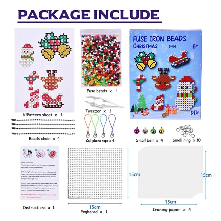 Halloween Christmas Gift Diy Fuse Beads Set